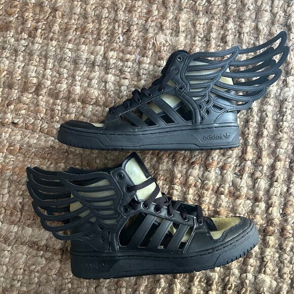 Adidas Jeremy Scott Wings High Top Black Men’s 9.5 JS Rare B26273 main image 14